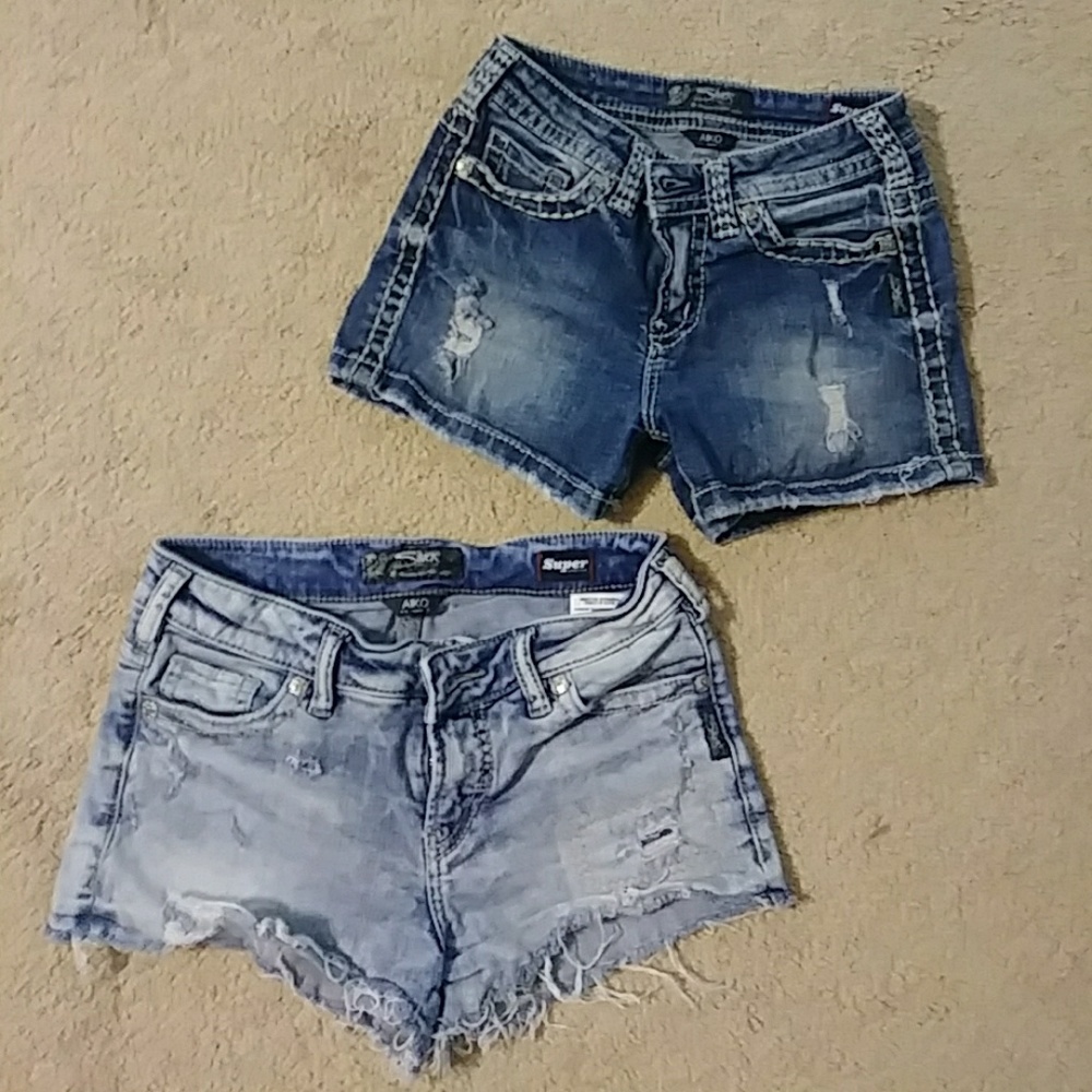 Silver shorts